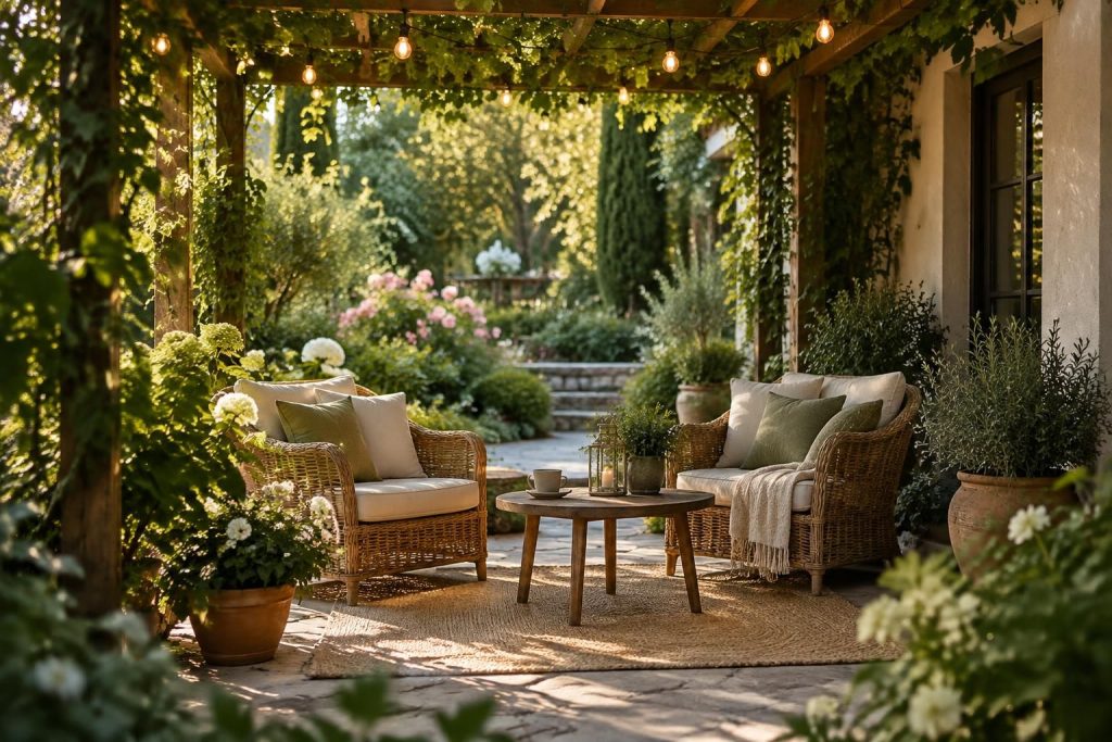 découvrez des idées pour aménager un coin détente au jardin : mobilier confortable, plantes apaisantes et astuces pour créer un espace paisible et relaxant.